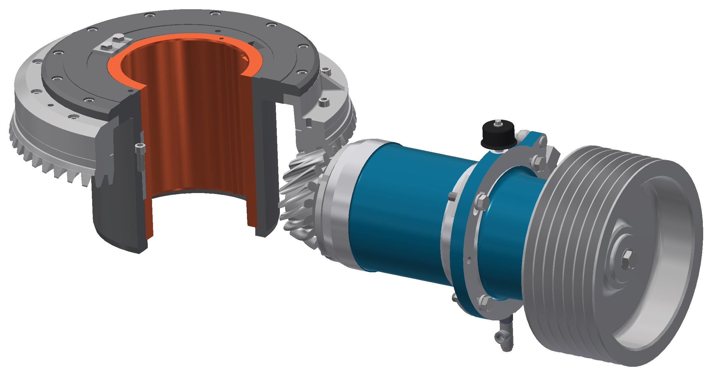 An Eccentric Drive for a Gyratory Crusher